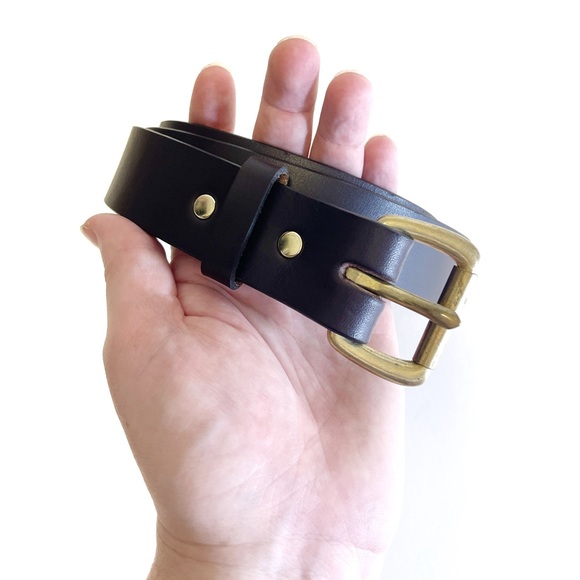 filson bridle leather belt